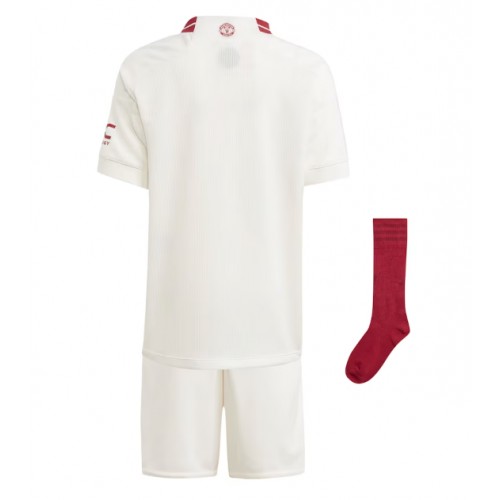 Maillot de foot Manchester United Troisième enfant 2023-24 Manches Courte (+ pantalon court)